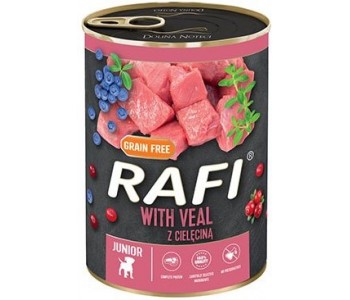 RAFI Junior VEAL - за подрастващи кученца, с телешко - 400г